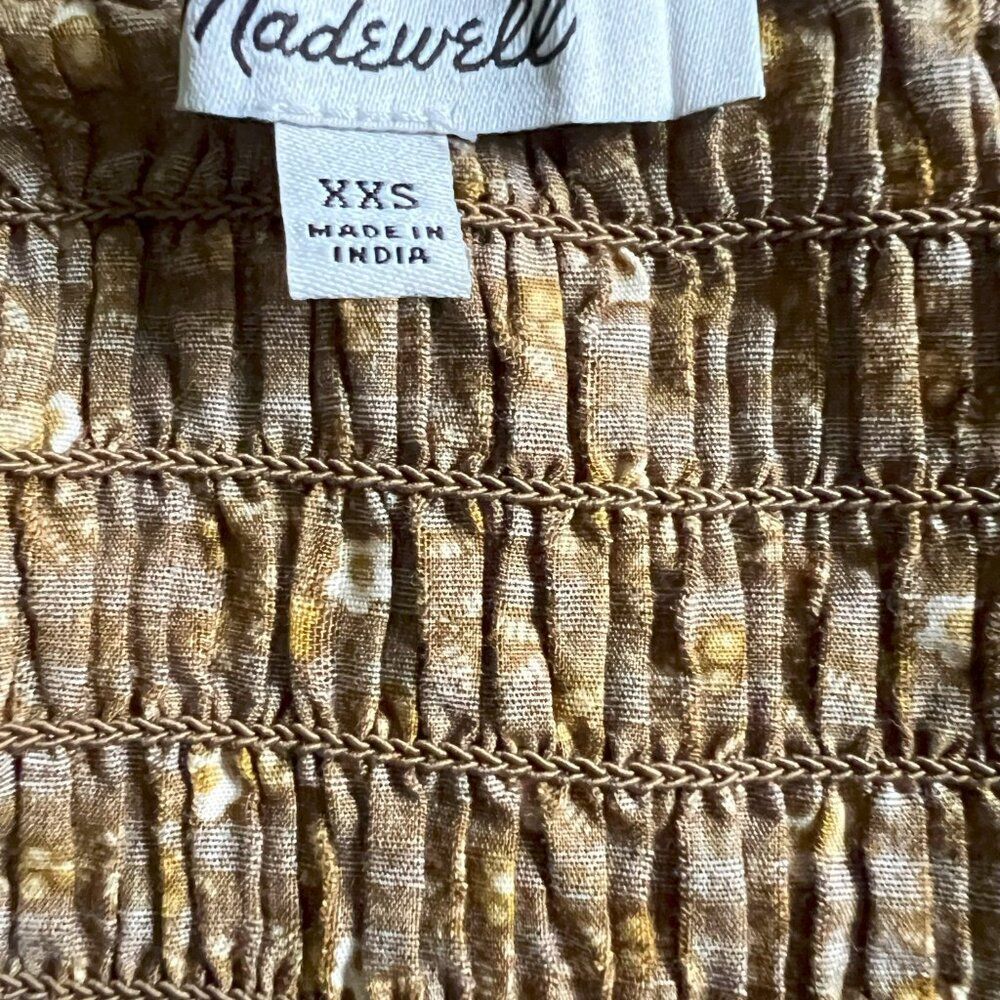 Madewell 100% Cotton Tank Top Blouse Size XXS Cottagecore - Picture 3 of 4